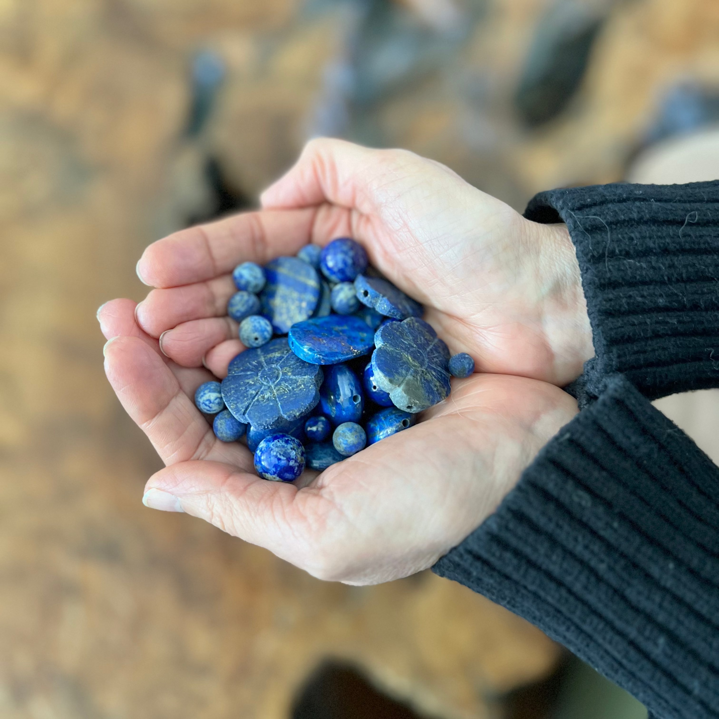 Lapis Lazuli Personal Intention Clasp