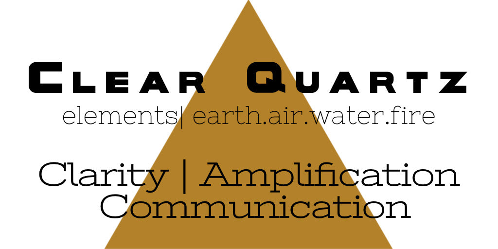 Clear Quartz Personal Intention Clasp with Cat on the Moon