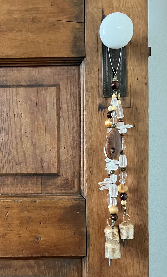 Clear Quartz Triple Bell