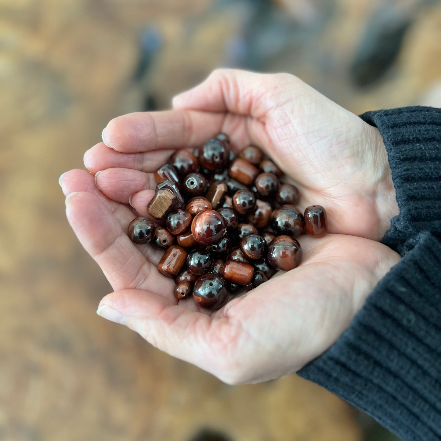 Red Tiger Eye Single Bell