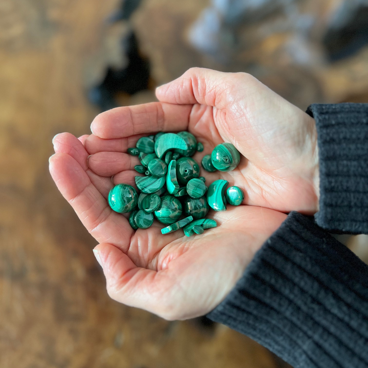 Malachite & Soapstone Single Bell